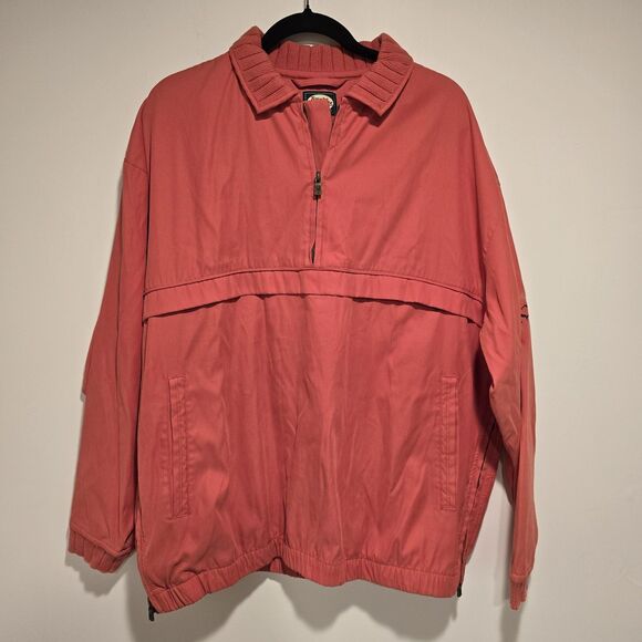 Vintage Tommy Bahama Anorak Golf Pullover Jacket Medium Mens Windbreaker Outdoor - Picture 1 of 12